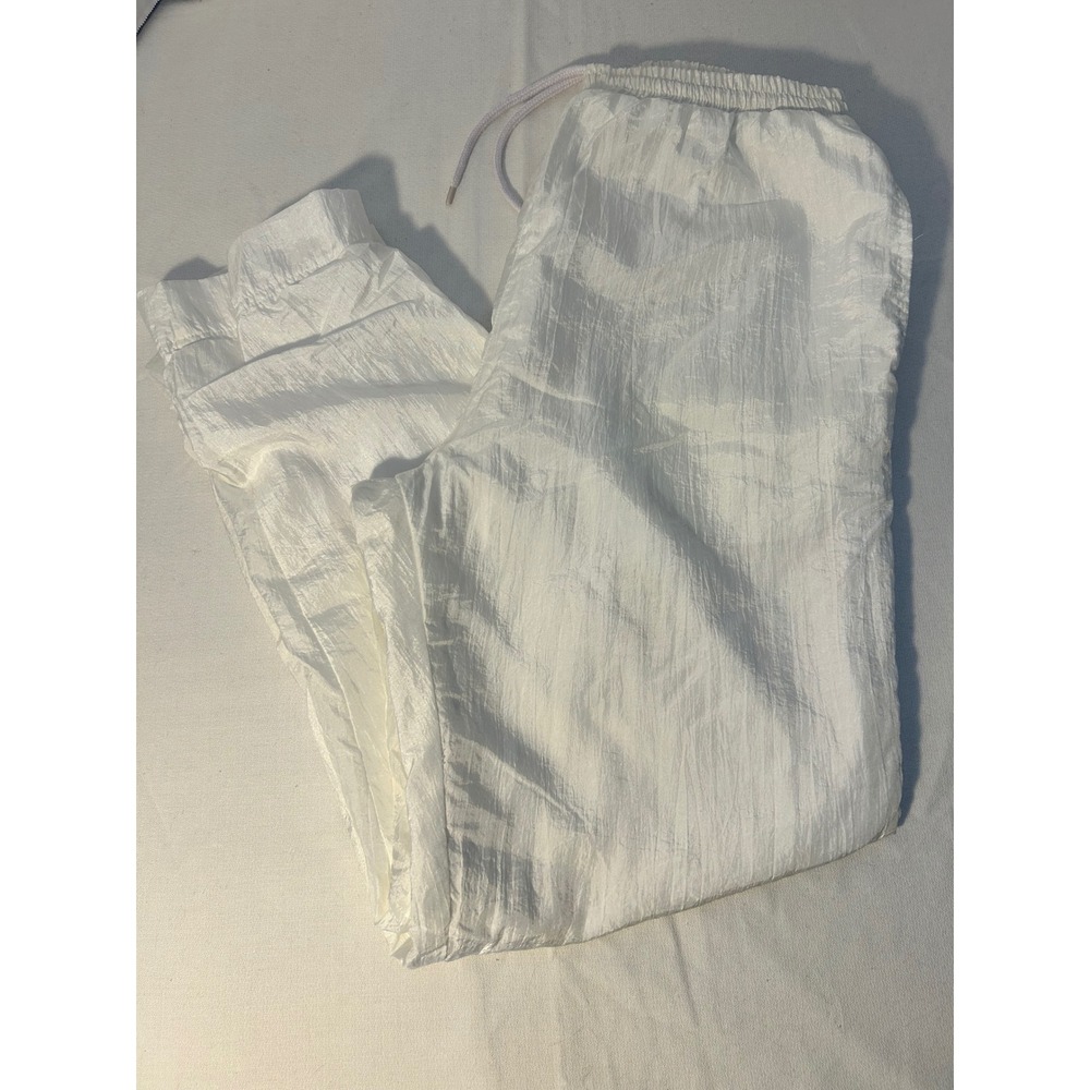 LAVON Vintage Cherub Christmas Tracksuit Jacket White Shiny‎ Polyester Size M - Picture 16 of 16